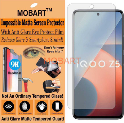 MOBART Tempered Glass Guard for VIVO IQOO Z5 (Matte Finish)(Pack of 1)