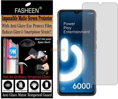 Fasheen Tempered Glass Guard for TECNO SPARK LC8 (Matte Finish)(Pack of 1)