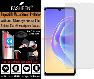 Fasheen Tempered Glass Guard for VIVO V21E 5G V2055 (Matte Finish)(Pack of 1)