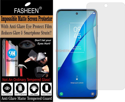 Fasheen Tempered Glass Guard for TCL 20S (Matte Finish)(Pack of 1)