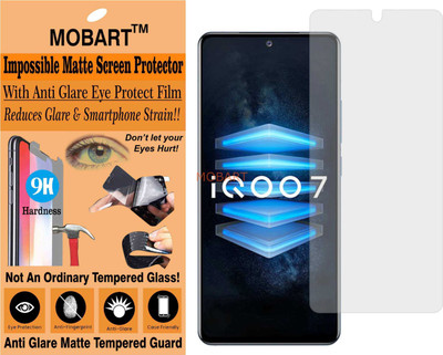MOBART Tempered Glass Guard for VIVO IQOO 7 V2049A (Matte Finish)(Pack of 1)