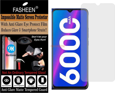 Fasheen Tempered Glass Guard for TECNO SPARK 7 (KF6J) (Matte Finish)(Pack of 1)