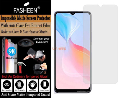 Fasheen Tempered Glass Guard for VIVO Y30G V2066BA (Matte Finish)(Pack of 1)