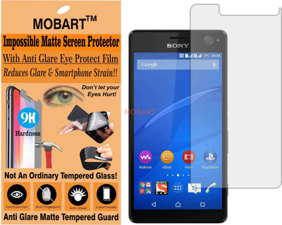 MOBART Tempered Glass Guard for SONY XPERIA C4 DUAL (Matte Finish)(Pack of 1)