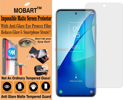 MOBART Tempered Glass Guard for TCL 20S (Matte Finish)(Pack of 1)