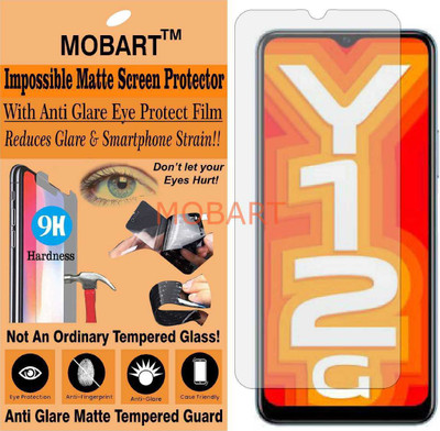 MOBART Tempered Glass Guard for VIVO Y12 G (Matte Finish)(Pack of 1)