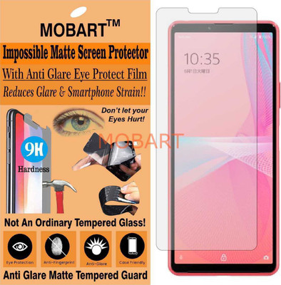 MOBART Tempered Glass Guard for SONY XPERIA 10 III LITE XQBT44 (Matte Finish)(Pack of 1)