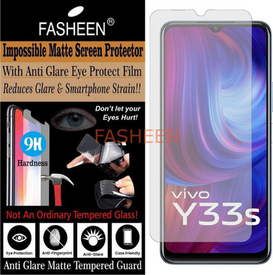 Fasheen Tempered Glass Guard for VIVO Y33 S V2109 (Matte Finish)(Pack of 1)