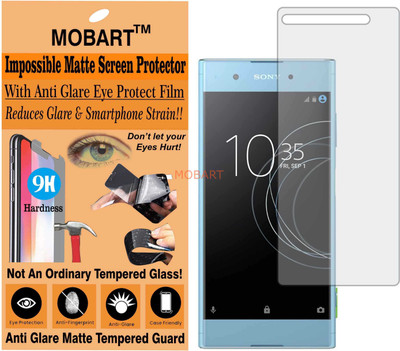 MOBART Tempered Glass Guard for SONY XA1 PLUS DUAL (Matte Finish)(Pack of 1)