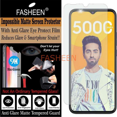Fasheen Tempered Glass Guard for TECNO SPARK GO 2021 (Matte Finish)(Pack of 1)