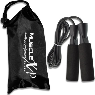 MuscleXP Skipping Rope (Jumping Rope) with Foam Handles, Exercise Workouts Freestyle Skipping Rope(Length: 275 cm)