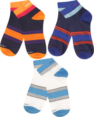 Neska Moda Boys & Girls Striped Ankle Length(Pack of 3)