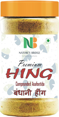 Nature's Bridge Hing Powder | Strong Bandhani Hing | Heeng | Asafoetida - (250 Gm Jar)(250 g)