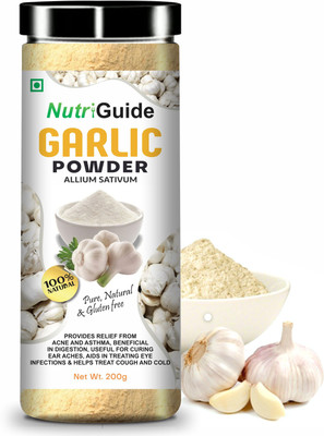 Nutri Guide Organic Garlic Powder Dried for Cooking(200 g)