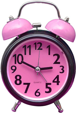 PaxMore Analog Pink, Black Clock
