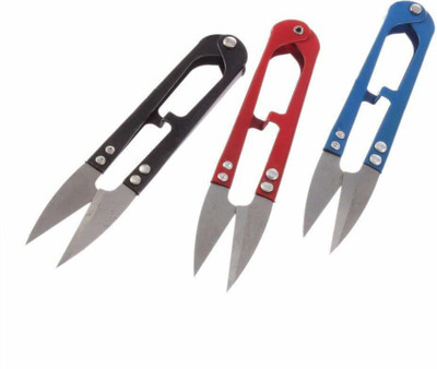 ELVIRAPLUS Embroidery Sewing Snips Thread Cutter Scissors Nipper Thrum Yarn 3-Piece Scissors(Set of 3, Multicolor)