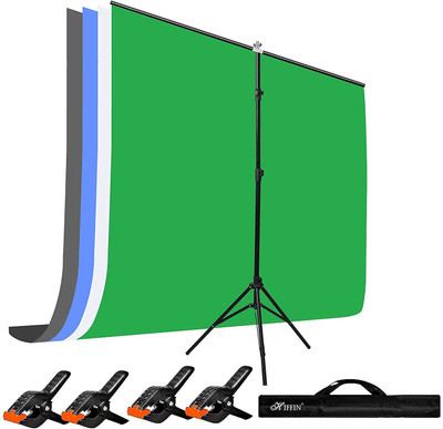 Hiffin T KIT CLIP-4 C4 Blue|Grey|White|Green Tripod(Blue, Grey, White, Green, Supports Up to 10000 g)