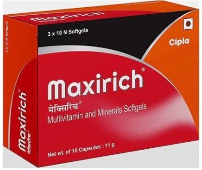 Maxirich Multivitamin 30 cap(3 x 10 Capsules)