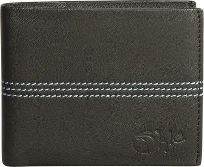 Style 98 Men Black Genuine Leather Wallet(6 Card Slots)
