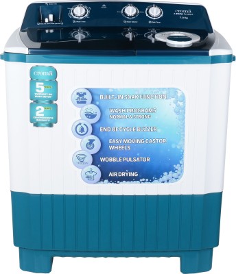 Croma 7 kg Semi Automatic Top Load Blue, White(CRAW2251) (Croma)  Buy Online