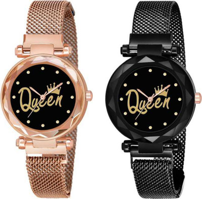 Trex Queen Magnet Premium Quality Casual Part Wear, Formal Regular Wear Wrist Analog Watch - For Women