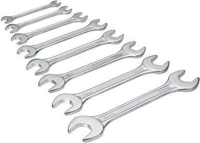 Exotic Arcade 8 Pcs Matte Finish Multi-Function Spanner Tool Kit || Heavy Duty Double Sided Open End Wrench(Pack of 8)
