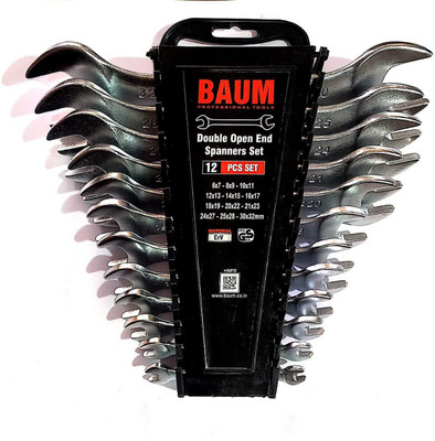 Baum 12E/12M - 1 Double Sided Open End Wrench(Pack of 1)