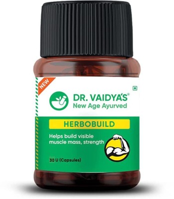 DR. VAIDYA'S Herbobuild | Ayurvedic Muscle & Mass Gainer For Enhanced Stamina & Peak Fitness