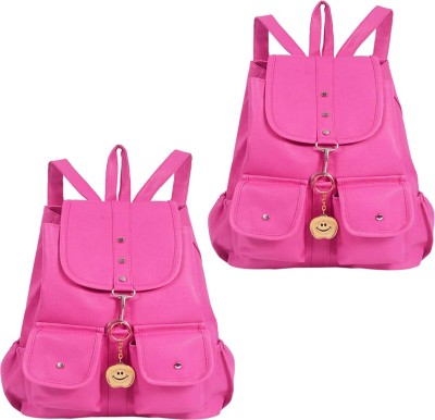 khatushyam collection Trendy Backpacks for Stylish Girls 12 L Backpack(Pink, Pink)