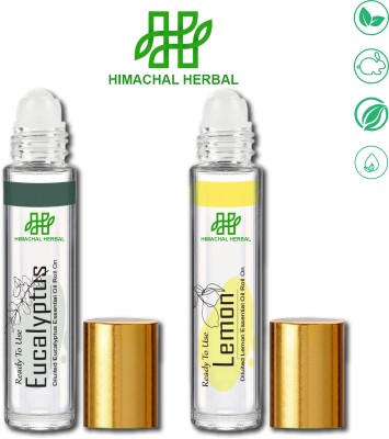 Himachal Herbal Essential Oil Roll on For Eucalyptus + Lemon(12 ml)