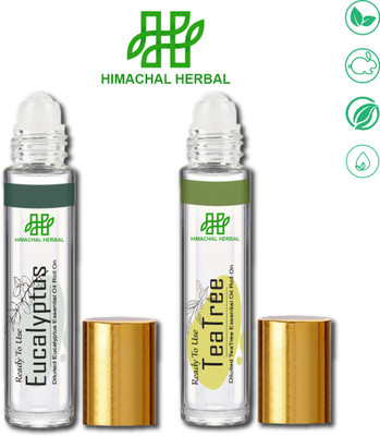 Himachal Herbal Essential Oil Roll on For Eucalyptus + Tea Tree(12 ml)