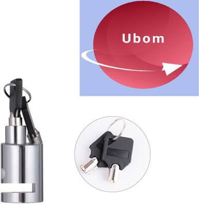 Ubom Heavy Stainless Steel Disc Break Security Lock DISK LOCK-1525 Disc Lock(Silver)
