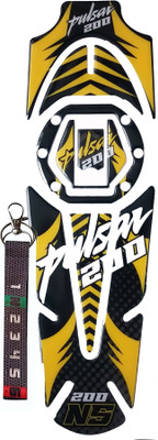 A1GRAPHIX Pulsar 200 NS +Keyring Combo Bike Tank Pad