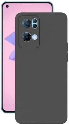 S-Gripline Back Cover for Oppo Reno 7 Pro 5G(Black, Camera Bump Protector, Silicon, Pack of: 1)