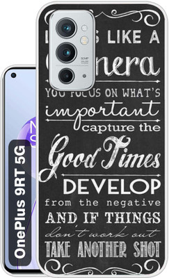 Flipkart SmartBuy Back Cover for OnePlus 9RT 5G, OnePlus 9RT(Black, White, Silicon, Pack of: 1)