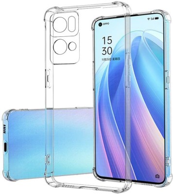 CONNECTPOINT Bumper Case for Oppo Reno7 Pro 5G(Transparent, Shock Proof, Silicon, Pack of: 1)