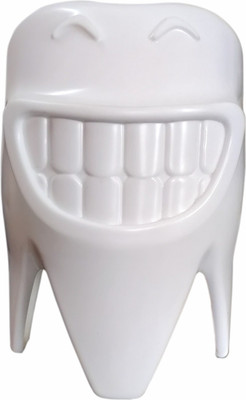Ab Sab 1 Compartments Plastic Pen Holder,Stand(White)
