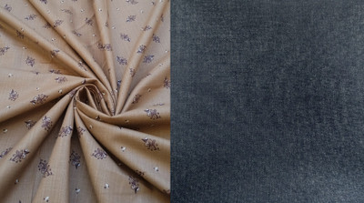 Pri & Su CottLinns Cotton Blend Floral Print Shirt & Trouser Fabric