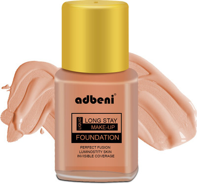 adbeni Liquid Make- Up Foundation Flawless Semi-Matte-F02 Foundation(Gold, 30 ml)