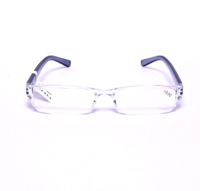 EYEZEAL Half Rim (+3.00) Rectangle Reading Glasses(114 mm)