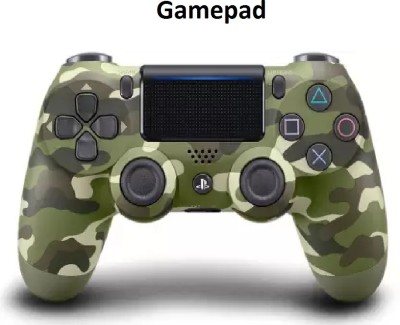 Plug In Playstation 4 Wireless Gamepad(Green Camouflage, For PS4)