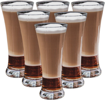 AROXIMA (Pack of 6) Transparent Beer/Water/Juice/Glass set 300 ML-GL48 Glass Set Water/Juice Glass(300 ml, Glass, Clear)