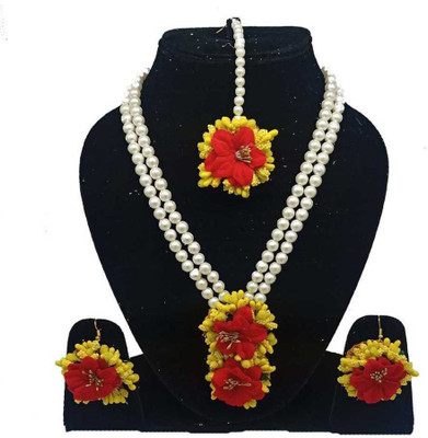 A2 Fashion Fabric Multicolor Jewellery Set(Pack of 1)