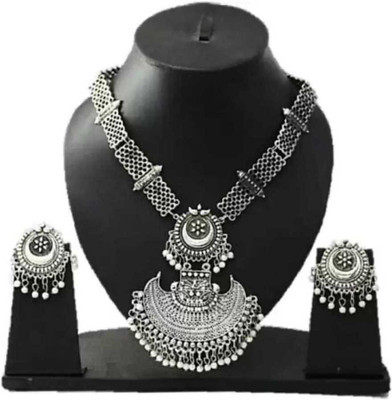 JMBW INTERNATIOANL Alloy Silver Jewellery Set(Pack of 1)