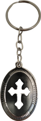 BLESSINGS Nickle Cross Key Chain