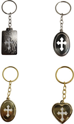 BLESSINGS Set Of 4 Cross Key Chain