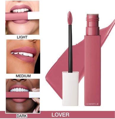 LILLYAMOR Ultra Matte Liquid Lipstick, Transferproof and Waterproof(Rose Peach, 5 ml)