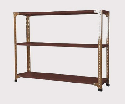 Spacious Heavy-duty power Coating Rack size18X36X48 3 shv...Darkchocolate color Luggage Rack