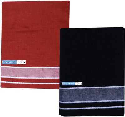 GOWRI TEX Solid Men Dhoti