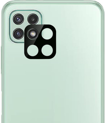 VOSKI Back Camera Lens Glass Protector for Samsung Galaxy A22 5G Edge To Edge 5D Camera Lens Protector(Pack of: 1)